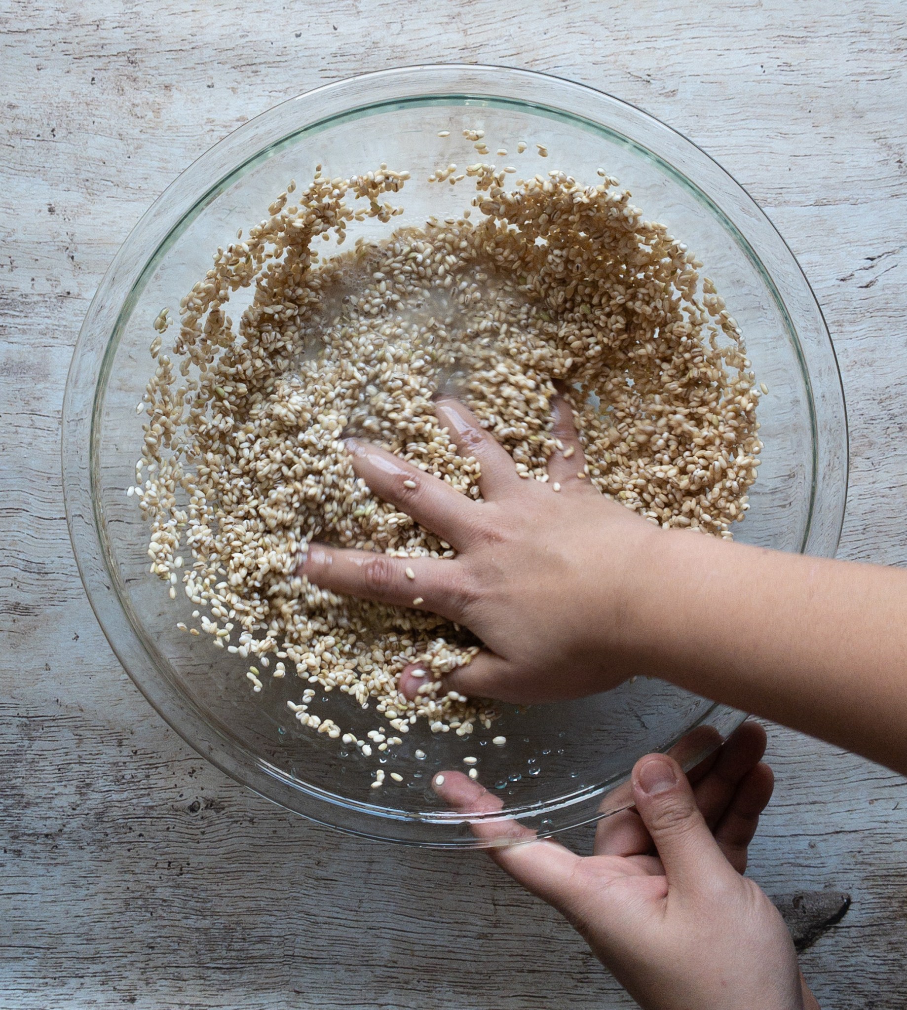 Omma’s Beoseot Bap (Mushroom Rice) – the little stone