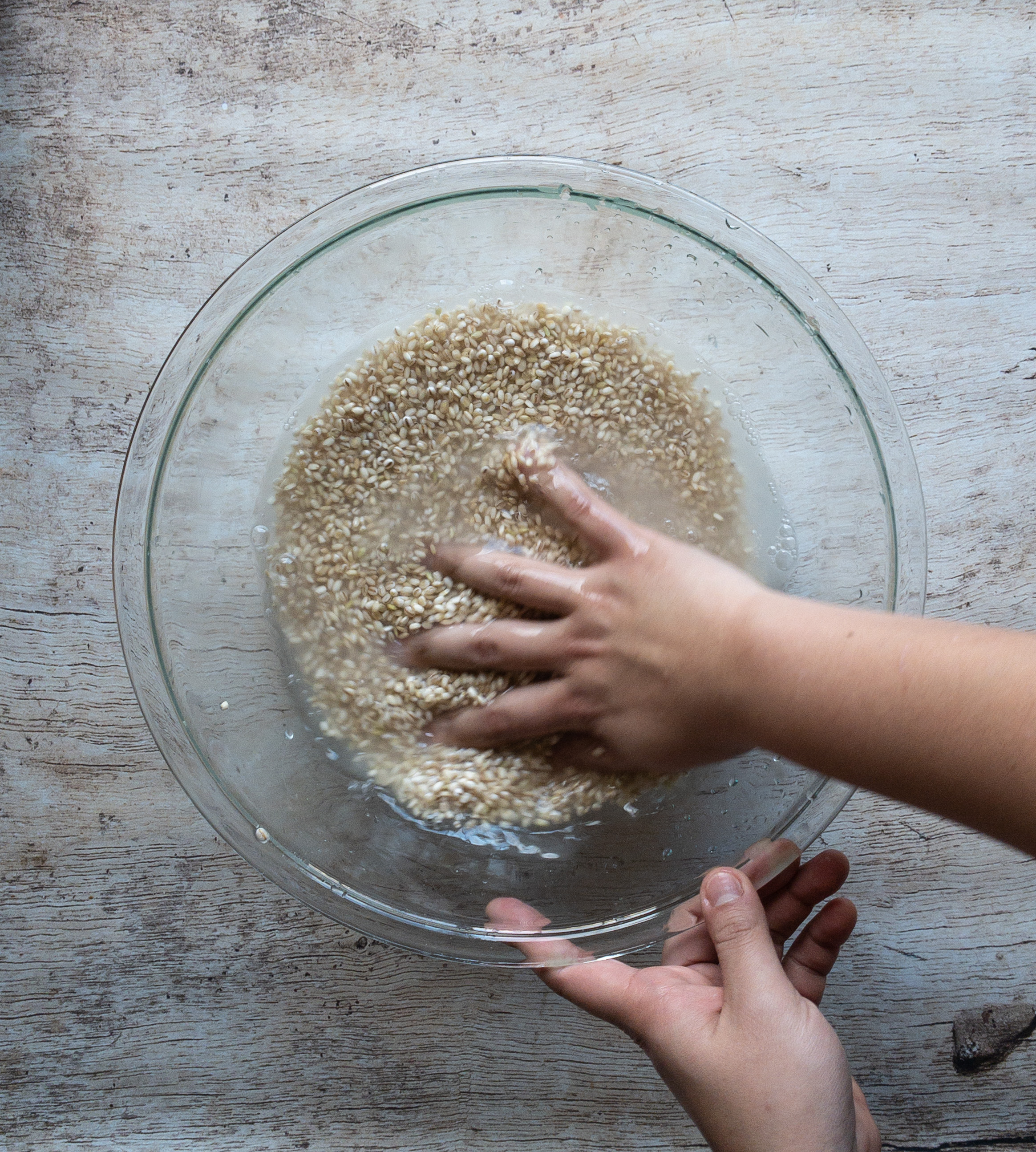 Omma’s Beoseot Bap (Mushroom Rice) – the little stone